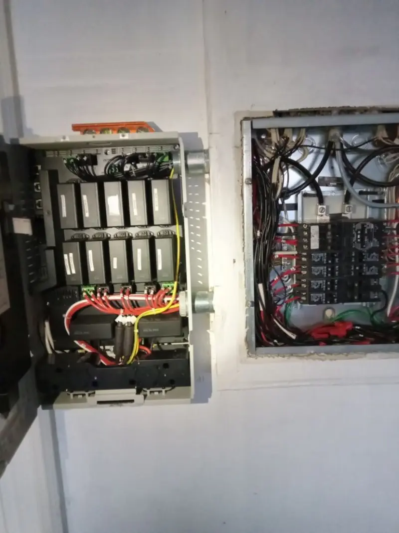 Electrical panel upgrade completed for Indoor Lighting Installation in Vandalia
